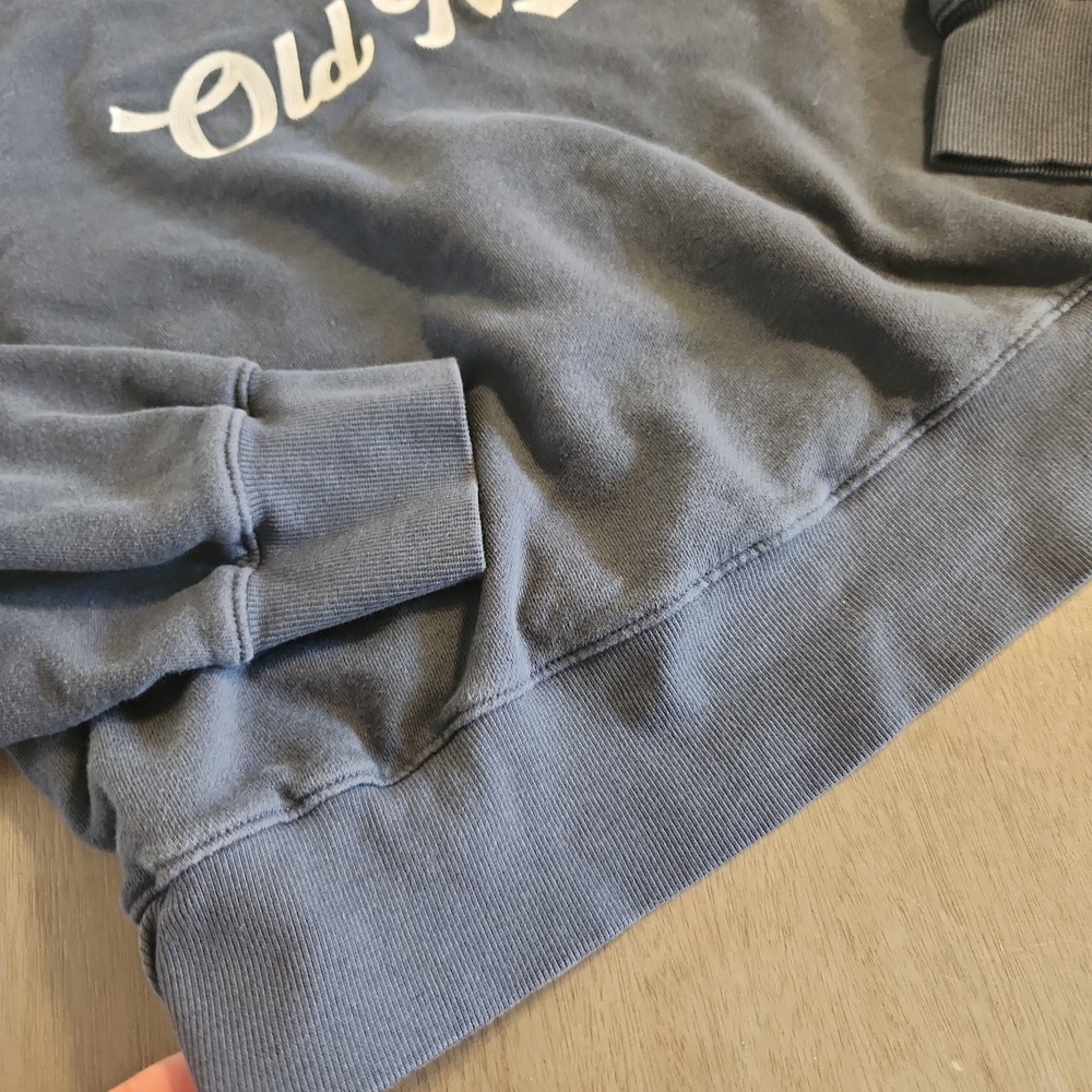 Old Navy Women's '94 SoComfy Terry Sweatshirt Navy Blue Graphic Crew Neck Large - Picture 6 of 14